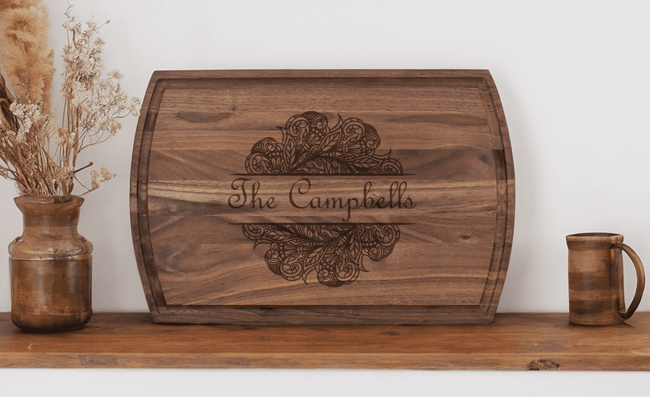 Mandala Personalized Cutting Board